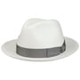 Black Trim Small Panamahut by Borsalino natur-grau