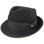The Classic Wool Trilby Filzhut by Lipodo schwarz