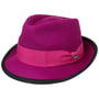 The Classic Wool Trilby Filzhut by Lipodo fuchsia
