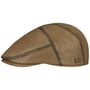 Læder Flat Cap by Bailey 1922 mørkebeige