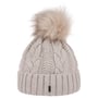 Cable Knit Umschlagmütze by McBURN beige