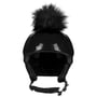 Luxury Bommel Helmaufkleber by Eisbär schwarz
