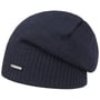 Wool Oversize Beanie by Stetson dunkelblau