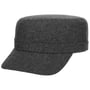 Herringbone Armycap by Lipodo schwarz-grau