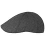 Herringbone Flatcap by Lipodo schwarz-grau