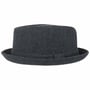 Diamond Crown Herringbone Wollhut by Lipodo schwarz-blau