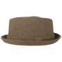 Diamond Crown Herringbone Wollhut by Lipodo braun-beige