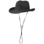 Westernhut mit Kinnband by Lipodo schwarz
