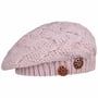 Jil Strikket Beret med Knapper by Lierys rosa