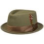 Stout Pork Pie Wollfilzhut by Brixton khaki