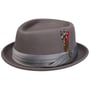 Stout Pork Pie Wollfilzhut by Brixton grau