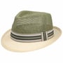 Twotone Trilby Strohhut by Lipodo natur-grün