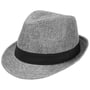 Melange Trilby Stoffhut by Lipodo grau-meliert