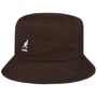 Washed Bucket Hat Fischerhut by Kangol dunkelbraun