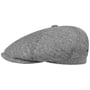 Milner Seiden Flatcap by Stetson schwarz-weiß