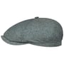 Milner Seiden Flatcap by Stetson grün-blau