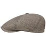 Milner Seiden Flatcap by Stetson beige-schwarz