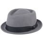 Classic Porkpie Wollfilzhut by Lierys grau