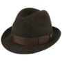 Marengo Trilby Haarfilzhut by Borsalino dunkelbraun