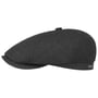Brooklin Wool Cashmere Flatcap by Stetson anthrazit