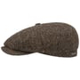 Hatteras Shetland Wool Flatcap by Stetson braun