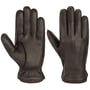 Deer Cashmere Lederhandschuhe by Stetson dunkelbraun