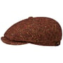Hatteras Wool Colour Neps Flatcap by Stetson rost-beige