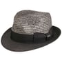 Dalona Trilby Strohhut by McBURN schwarz-grau