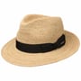 Jenkins Crochet Fedora Strohhut by Stetson natur