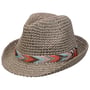 Medellin Crushable Strohhut by Chillouts grau