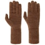 Feinstrick Fingerhandschuhe by Seeberger braun