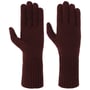 Feinstrick Fingerhandschuhe by Seeberger dunkelrot