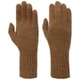 Feinstrick Fingerhandschuhe by Seeberger hellbraun