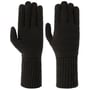 Feinstrick Fingerhandschuhe by Seeberger dunkelbraun