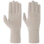 Feinstrick Fingerhandschuhe by Seeberger hellbeige
