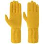 Feinstrick Fingerhandschuhe by Seeberger senf