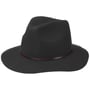 Fine Wool Fedora mit Lederband by Lierys schwarz