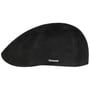 Texas Goat Suede Flatcap by Stetson schwarz