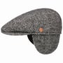 Merlino Flatcap mit Ohrenklappen by Mayser schwarz-weiß
