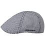 Stripes Cotton Flatcap by Hammaburg dunkelblau