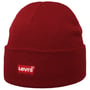 Red Batwing Slouchy Beanie by Levi’s® bordeaux