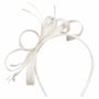 Alicia Fascinator by Seeberger weiß
