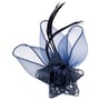Roses Fascinator mit Clip by McBURN dunkelblau