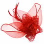 Roses Fascinator mit Clip by McBURN rot
