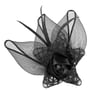 Roses Fascinator mit Clip by McBURN schwarz