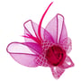 Roses Fascinator mit Clip by McBURN fuchsia