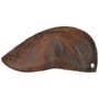 Leder Flatcap by Lierys braun