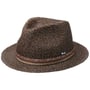 Janston Twotone Strohhut by Lipodo braun-schwarz