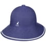 Tropic Wide Brim Stripe Stoffhut by Kangol royalblau