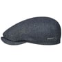 Taleco Wool Flatcap mit Leinen by Stetson blau-grau